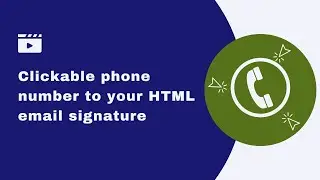 Adding a clickable phone number in your HTML signature + 