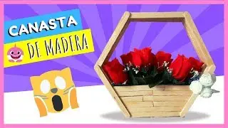 DIY - CANASTA con PALITOS DE HELADO || Mami Shark