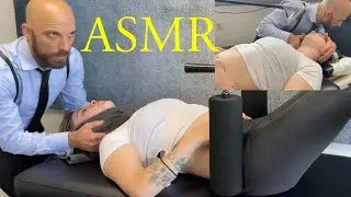NEVER BEEN CRACKED ~ Headaches Back Pain, Knee Pain Helped. ASMR EXTENDED CHIROPRACTIC CRACKING.