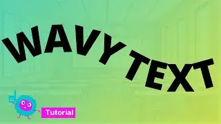 Simple Wavy Text Tutorial Using Canva Graphic Tool | Wavy Text Effect Tutorial | Text Effects Canva