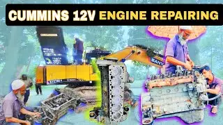 SANY SY210C-9 full engine repairing. Engine typeBT5.9-140C