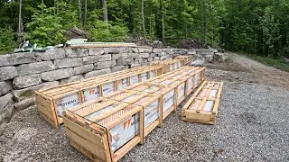 Lakehouse Build - EP36 - Installing ICE & WATER Shield + STEEL Roof Delivery!