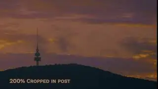Canberra Sunset, Testing the Canon R5 in 4K HQ 10 bit 422 HDR