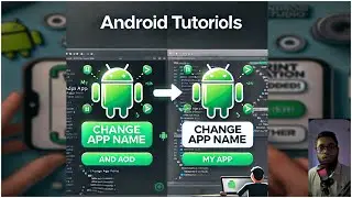 How to change app name in android studio | the cracker