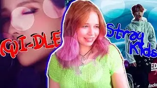 (여자)아이들((G)I-DLE) - HANN(Alone) + Stray Kids 'My Pace'. Реакция.