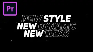 FREE Kinetic Typography Titles V6 Template MOGRT for Adobe Premiere Pro + Tutorial