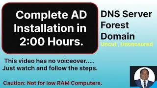 Complete AD Installation in 