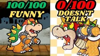 Rating How Funny Bowser Is In EVERY Paper Mario Game
