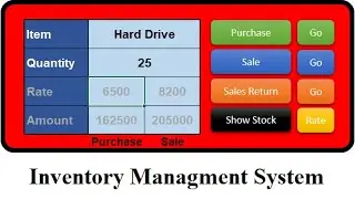 Inventory Managment System in Excel  Best template for sale purchase  and stock #inventorymanagment