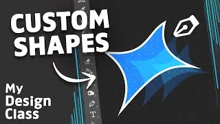 Draw Custom Shapes With The PEN TOOL in Photoshop!