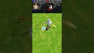 Arkantos (God) vs Living Poseidon Statue (Age of Mythology: Retold) 