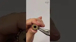Making jewelry for beginners | Super simple twisted ring from copper wire #shortsvideo #handmade