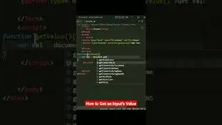 how to get input value in js | input form js | get input value javascript 