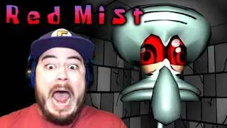 SQUIDWARD WANTS HIS REVENGE!! WHAT DID I DO?! | Red Mist (Spongebob Horror Game)