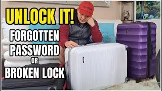 How To Easy Unlock Forgotten Luggage Password or to Determine a Broken Lock?