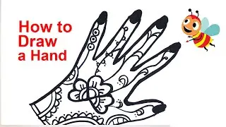 how to draw a hand doodles