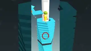 Stack Ball 3D | Watermelon 🍉 Smash #stackball #stackballcrush3d #games #gameplay #n0ober #ball
