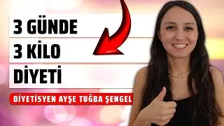 3 Günde 3 Kilo Diyeti - Kilo Vermem Durdu Ne Yapmalıyım? - İŞTE ÇÖZÜM - Diyetisyen Ayşe Tuğba Şengel