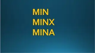 MIN,MINX,MINA DAX in Power BI 