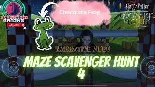 Harry Potter Hogwarts Mystery- Maze Scavenger hunt| Chocolate Frog