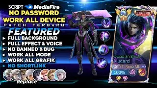 NEW! Script Skin Alucard Legend Obsidian Blade No Password | Full Effect Voice - Patch Terbaru 2025