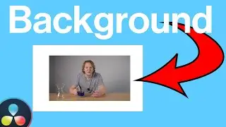 How to add a color background in DaVinci Resolve