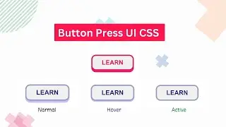 Simple Click Animation Button UI Design HTML & CSS Tutorial