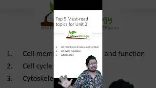 csir net life science unit 2 cell biology most important topics 