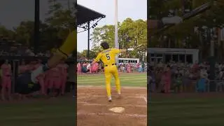 DR came here to hit! #loveisland #savannahbananas #trending #love #walkupsong #bananaball #mlb