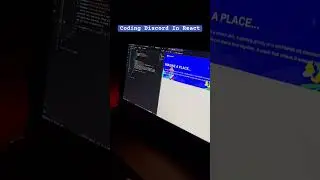Programming Discord in React using HTML and CSS 