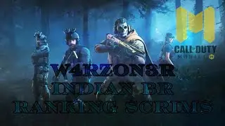 W4RZON3R CODM BR DAILY RANKING SCRIMS || WARZONER IS LIVE