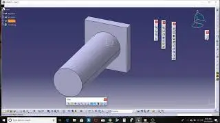 19. Sketcher Transformation CATIA V5: Project 3D Elements-3D Silhouette Edges- Intersecting 3D Elt