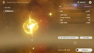 Genshin Impact: Upgrading an artifact (Part 36)