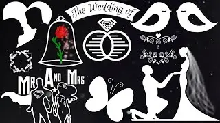 100 4K Wedding Logo Title Presets | After Effects or .mov Overlays