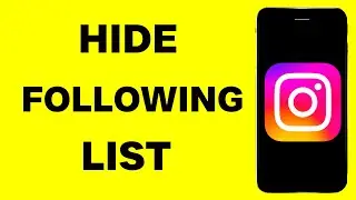 How To Hide My Instagram Following List | How To Hide My Instagram Followers And Following