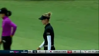 Nelly Korda Chips in for Birdie at the 2017 ISPS Handa Women's Australian Open