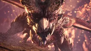 Monster Hunter World - Alatreon Boss Fight (Hammer) (4K)