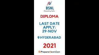 BSNl Recruitment 2021 | Technician Apprentice | IT Job | Engineering Job | Diploma