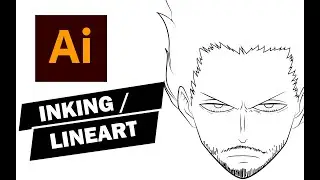 Adobe Illustrator TUTORIAL - Inking / Making Line Art