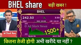 BHEL share latest news,Buy or not ? Bhel share target | Bhel share news today