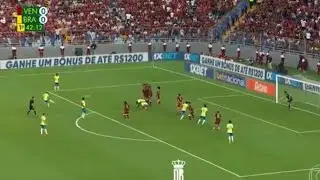 هدف رافينيا على فنزويلا من ضربة حرة مباشرة / هدف البرازيل الاول / مباراة البرازيل و فنزويلا 1-1 🔥🔥
