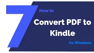 How to Convert PDF to Kindle or EPUB on Windows | PDFelement 7