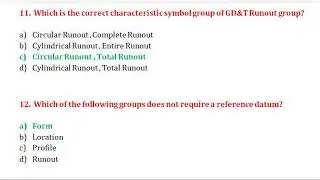 GD&T Interview questions 1