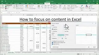 How to focus on content in Excel | How to use kutools in excel