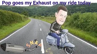 Scooter ride out {broken) what a day !!