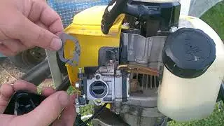 Champion AG252 не заводится. Замена прокладок впускного коллектора и теплового изолятора.