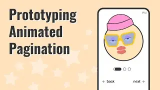 Animated Pagination | Smart Animate Figma prototyping tutorial