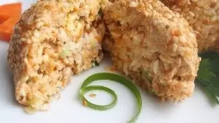 НУ ОЧЕНЬ ВКУСНЫЕ САЛАТНЫЕ ШАРИКИ МИМОЗА