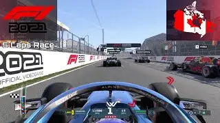 F1 2021 GAME | 5 Laps Race Canada - Fernando Alonso | PS4 Gameplay