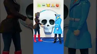 Emoji shape challenge + parkour with Cameraman & TV Woman from Skibidi Toilet 😱🔥